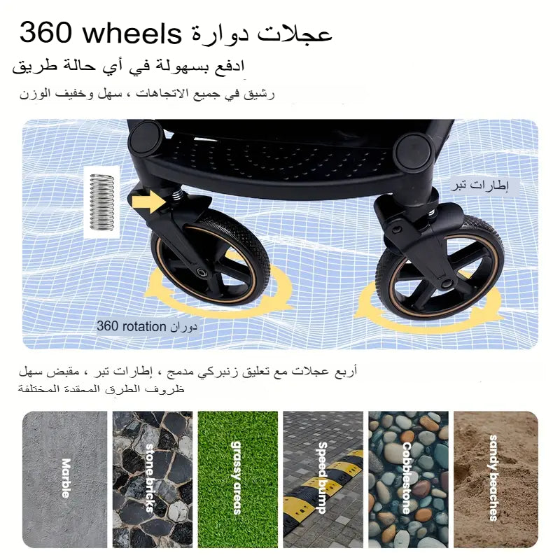 عربة تسوق جديدة قابلة للطي Alkuwaity Al Awal