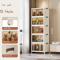 صناديق تخزين قابلة للطي متعددة الوظائف ذات بابين