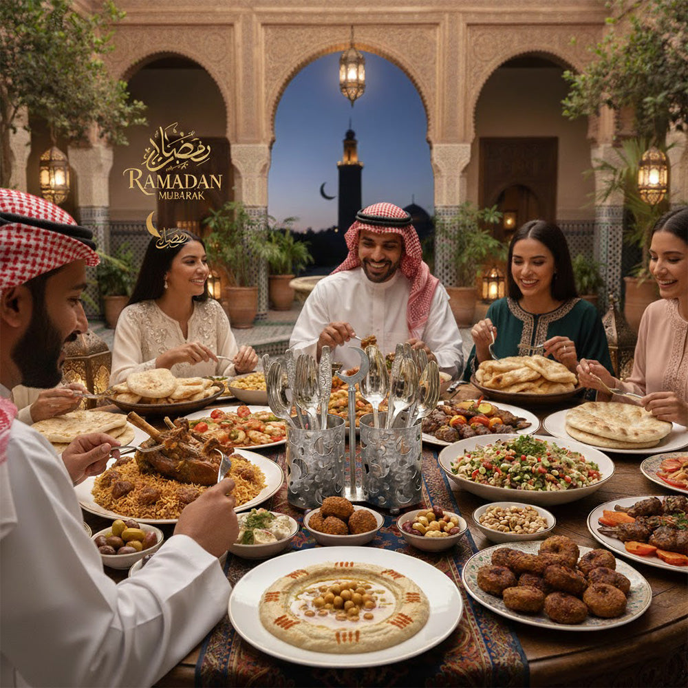 حامل ادوات المائدة مزدوج