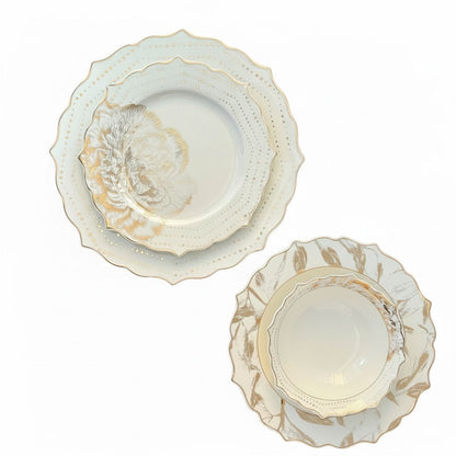 طقم أطباق مائدة فاخر 24 قطعة